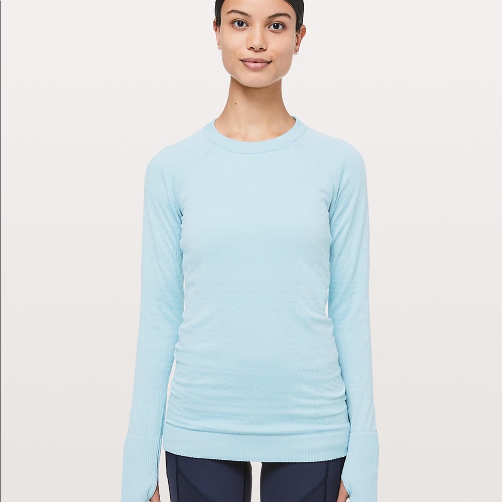Royal blue lululemon pullover reversible sweater